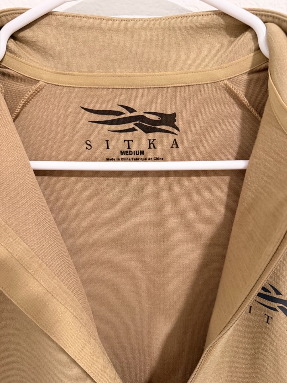 Sitka Men's Lightweight Pullover Shirt Jacket - Coyote Tan - Picture 3 of 3